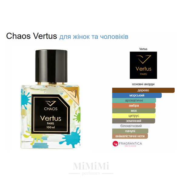 Распив Vertus CHAOS 3мл &mdash; MiMiMi Perfumes