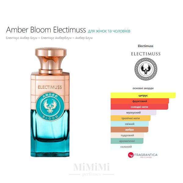 Розпив Electimuss AMBER BLOOM 3мл &mdash; MiMiMi Perfumes