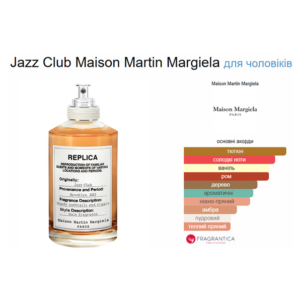 Фото Распив Maison Margiela REPLICA JAZZ CLUB 5мл 9207-5,