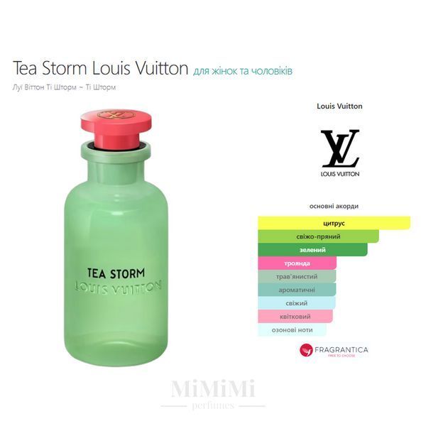 Розпив Louis Vuitton TEA STORM 2мл &mdash; MiMiMi Perfumes