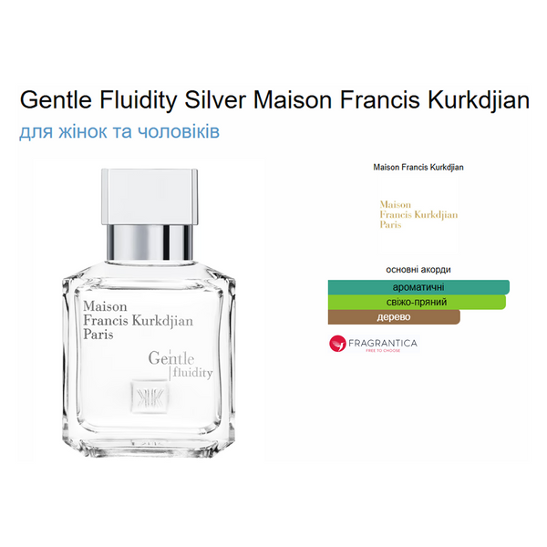 Фото Распив Maison Francis Kurkdjian GENTLE FLUIDITY SILVER 3мл 8697-3,