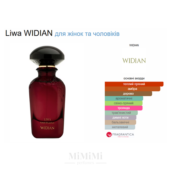 Розпив Widian LIWA EXTRAIT 2мл &mdash; MiMiMi Perfumes