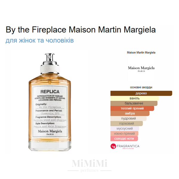 Розпив Maison Margiela REPLICA BY THE FIREPLACE 3мл &mdash; MiMiMi Perfumes