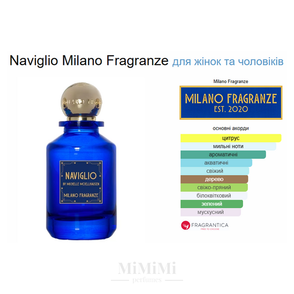 Распив Milano Fragranze NAVIGLIO edp 3мл &mdash; MiMiMi Perfumes
