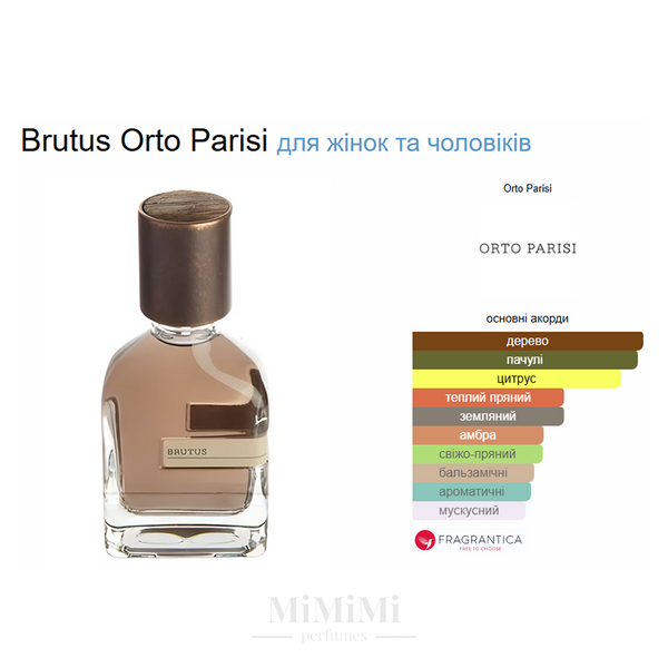 Фото Розпив Orto Parisi Parfum BRUTUS 3мл 8845-3,