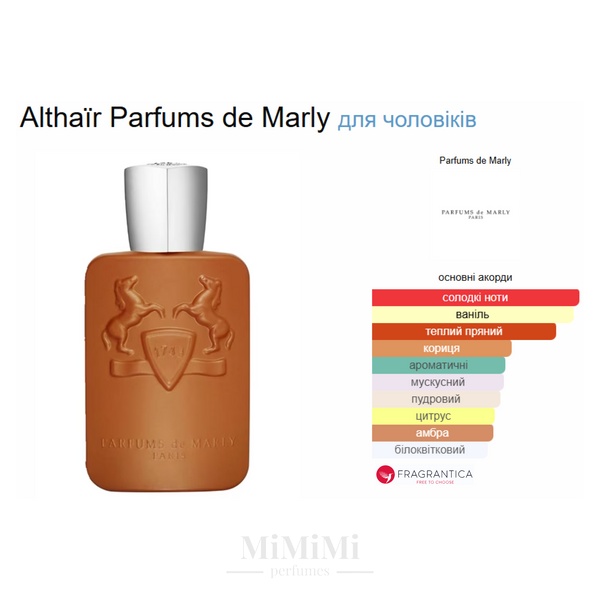 Розпив Parfums De Marley ALTHAЇR 3мл &mdash; MiMiMi Perfumes