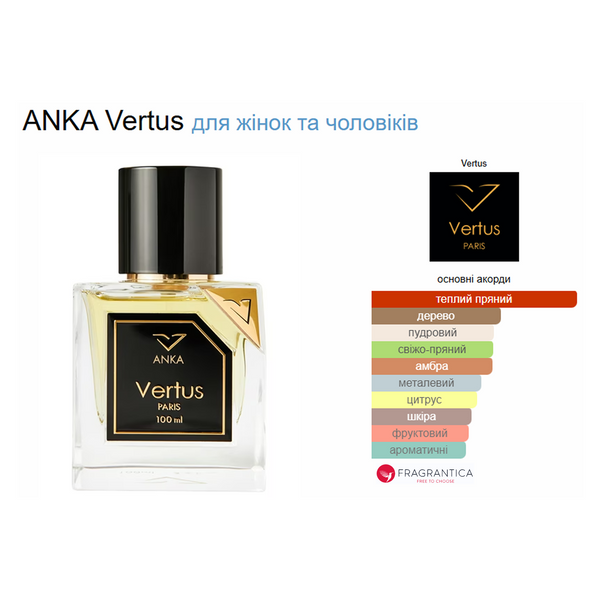 Фото Розпив Vertus ANKA 3мл 9248-3,