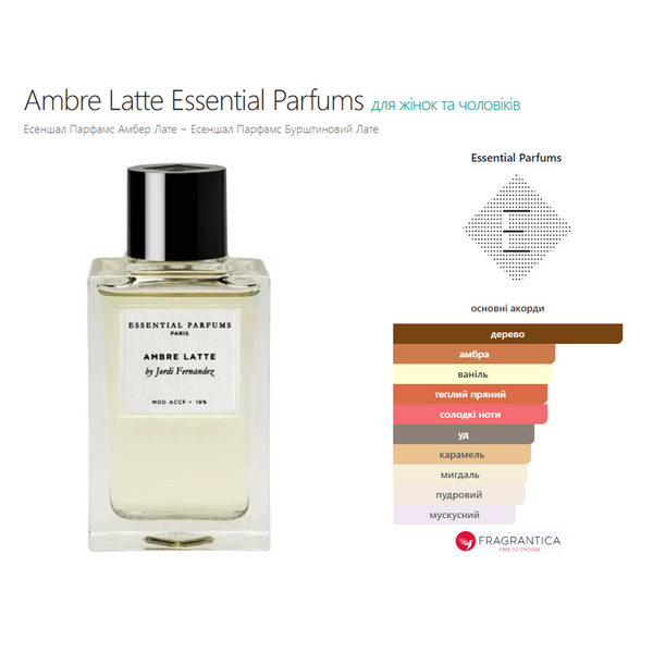 Фото Распив Essential Parfums AMBRE LATTE 5мл 9691-5,