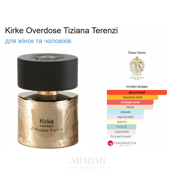 Распив Tiziana Terenzi KIRKE OVERDOSE 3мл &mdash; MiMiMi Perfumes