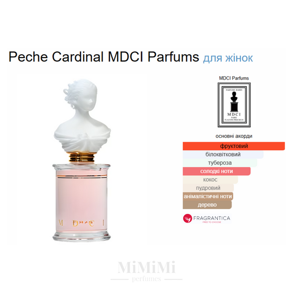 Распив MDCI Parfums PECHE CARDINAL 2мл &mdash; MiMiMi Perfumes